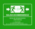 Señalamiento de Salida de emergencia en Hermosillo, Sonora