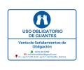 Señalamiento de Uso obligatorio de Guantes de seguridad en Hermosillo, Sonora