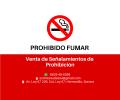Señalamiento de Prohibido Fumar en Hermosillo, Sonora