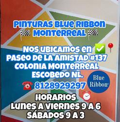 Pinturas Americanas Blue Ribbon Suc.Monterreal