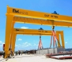 GRÚA VIAJERA PÓRTICO BIPUENTE CON CAPACIDAD DE 60 TONELADAS