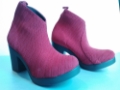 Botines Modelo Daniela Color Cereza