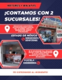 Contamos con 2 sucursales