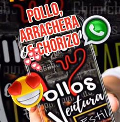 Pollos Asados "Ventura" al carbón, clasicos y de sabores