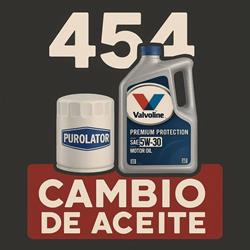 454 Cambio De Aceite