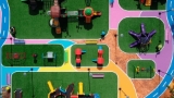 Equipamiento de parque publico