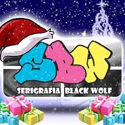 Serigrafia Black Wolf