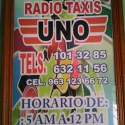 Radio Taxis Uno.
