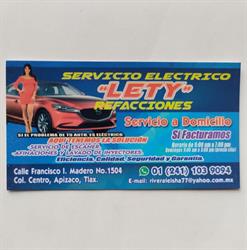 Servicio Electrico Lety