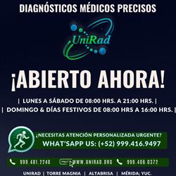 UniRad de Radiología e Imagenología Altabrisa, Mérida.