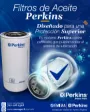 Perkins México filtros de aceite