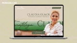 Sitio web de Claudia Olmos desarrollado por PARABELLUM Marketing