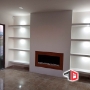 Mueble de TV con Chimenea