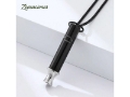Collar 528Hz Negro Collar de Respiración Auxiliar Ansiedad Estrés Yoga