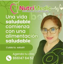 Nutrimedic nutriologa Rocio Gonzalez Gonzalez