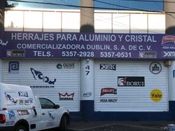 Herrajes para aluminio y cristal ComDublin Naucalpan