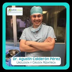 Dr. Agustín Calderón Pérez, Cirujano pediátrico