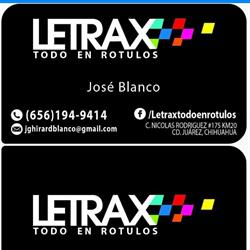 Letrax Todo En Rótulos