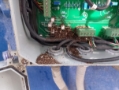 Tarjeta contaminada detectada durante mantenimiento