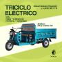 El triciclo eléctrico de carga Pialli CARGO 180 soporta hasta 1 tonelada, ideal para negocios, repartos y emprendedores. Motor 1500W, autonomía aprox. 30–40 km y caja de 180 cm.