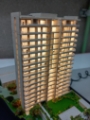 maqueta con iluminación