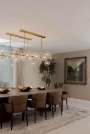 Diseño de interiores de comedor en Casa Ladera CDMX
