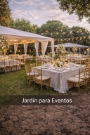 Jardin para eventos